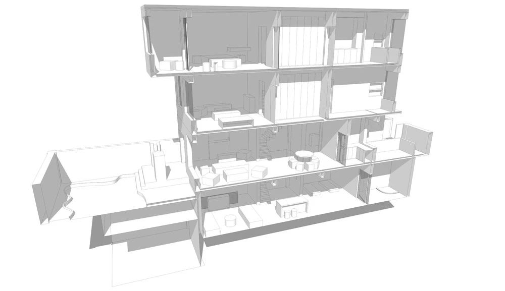 萌芽之美,自由简单的美式风格别墅设计-6