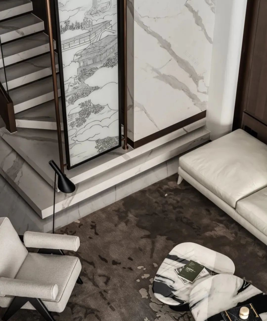 新中式湖居别墅丨中国武汉丨武汉得间设计-17