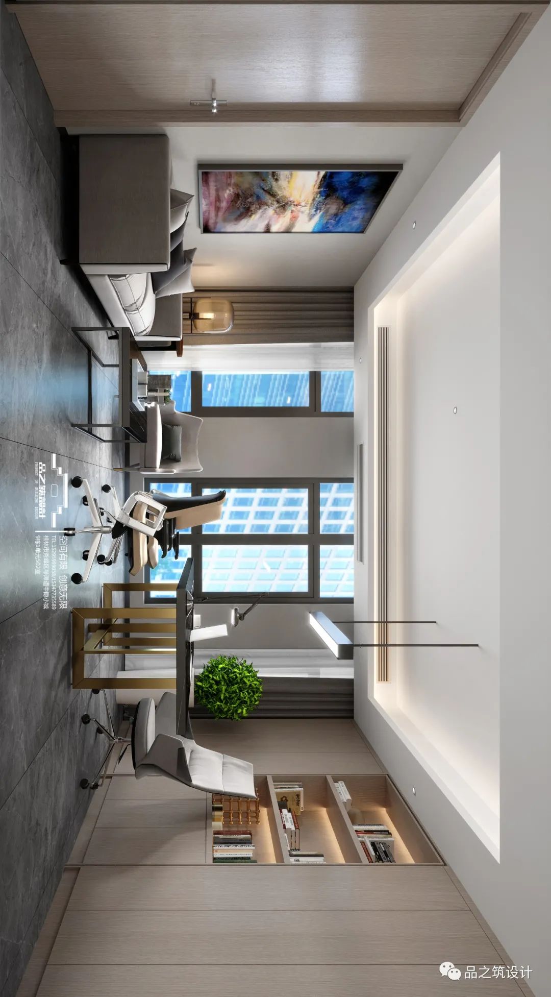 桂林泉汇办公大楼,现代风空间设计-16