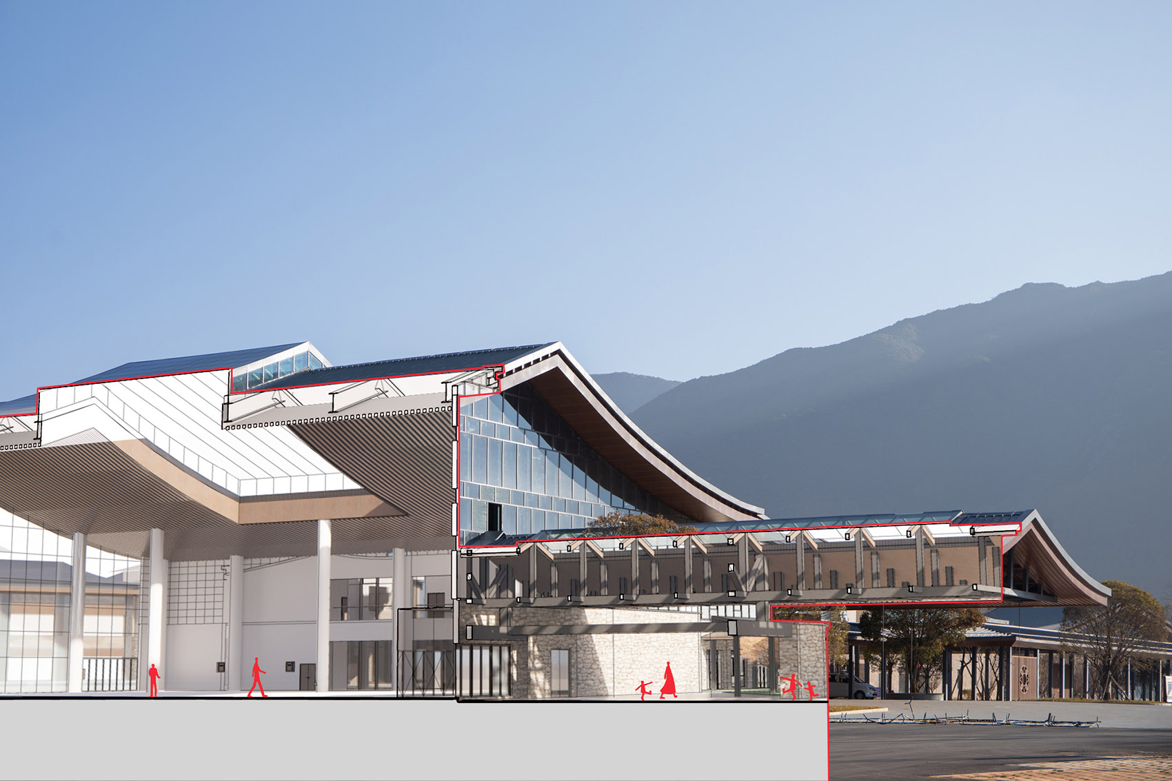 丽江市旅游集散中心（玉龙雪山新游客服务中心）丨中国丽江丨清华大学建筑设计研究院有限公司-65