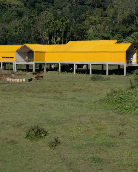 Jackfruit Processing Unit and Community Centre / atArchitecture