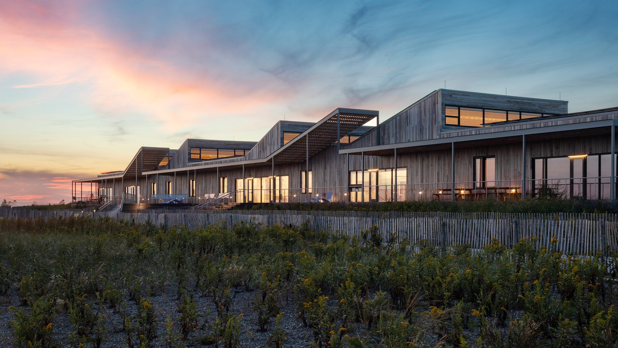 纽约海滨能源与自然中心 | 木结构屋顶的生态佳作-0