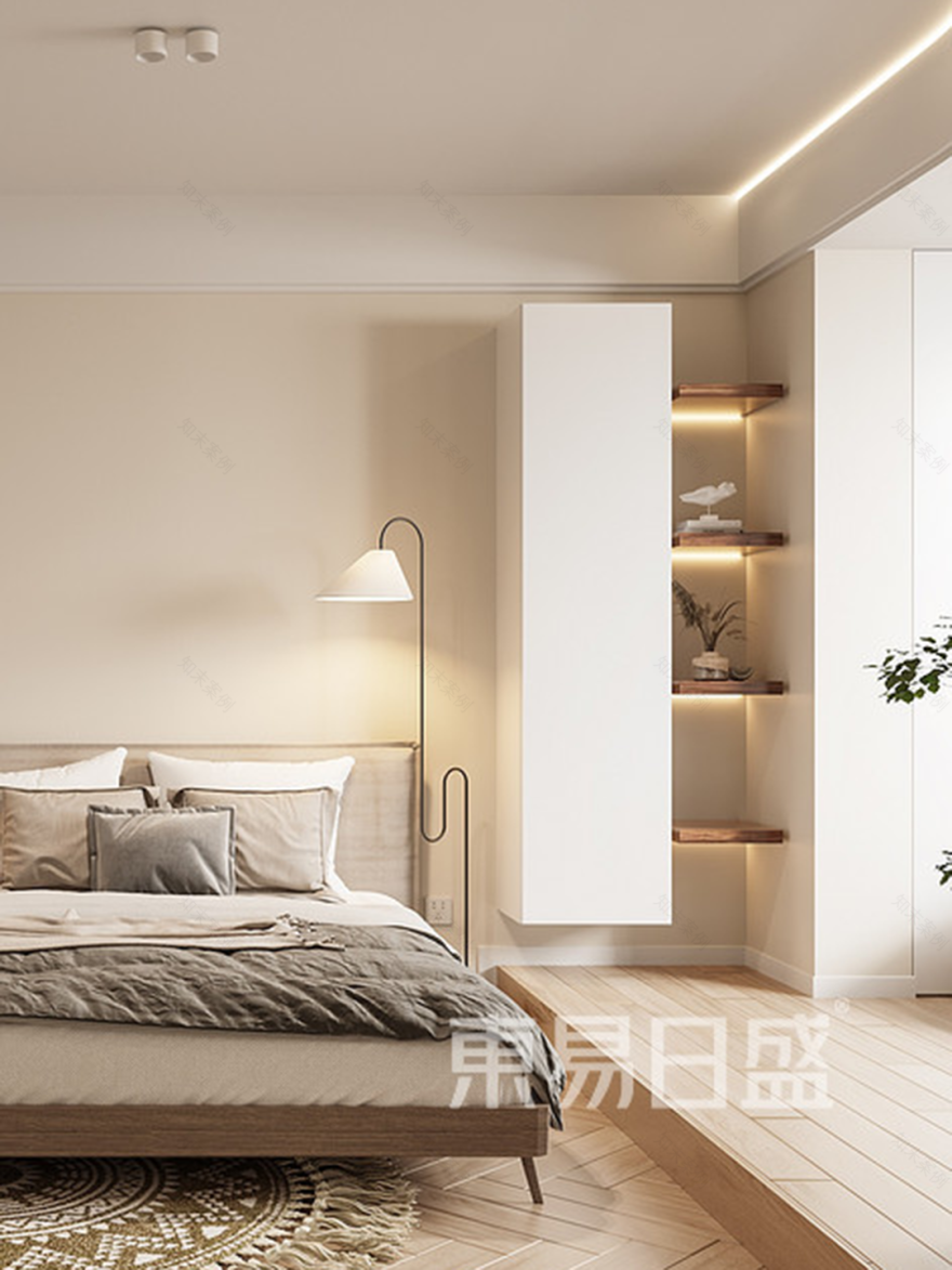 90后独居女性100㎡的高颜值奶油风,每一平米都治愈人心-35