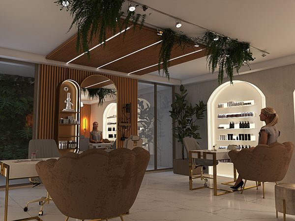 INTERIOR DESIGN BEAUTY SALON / DISEÑO SALON DE BELLEZA-7