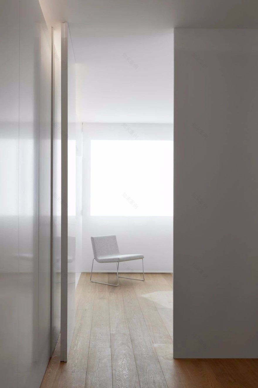 120平米的极简白公寓,用上灯带更美了!-42