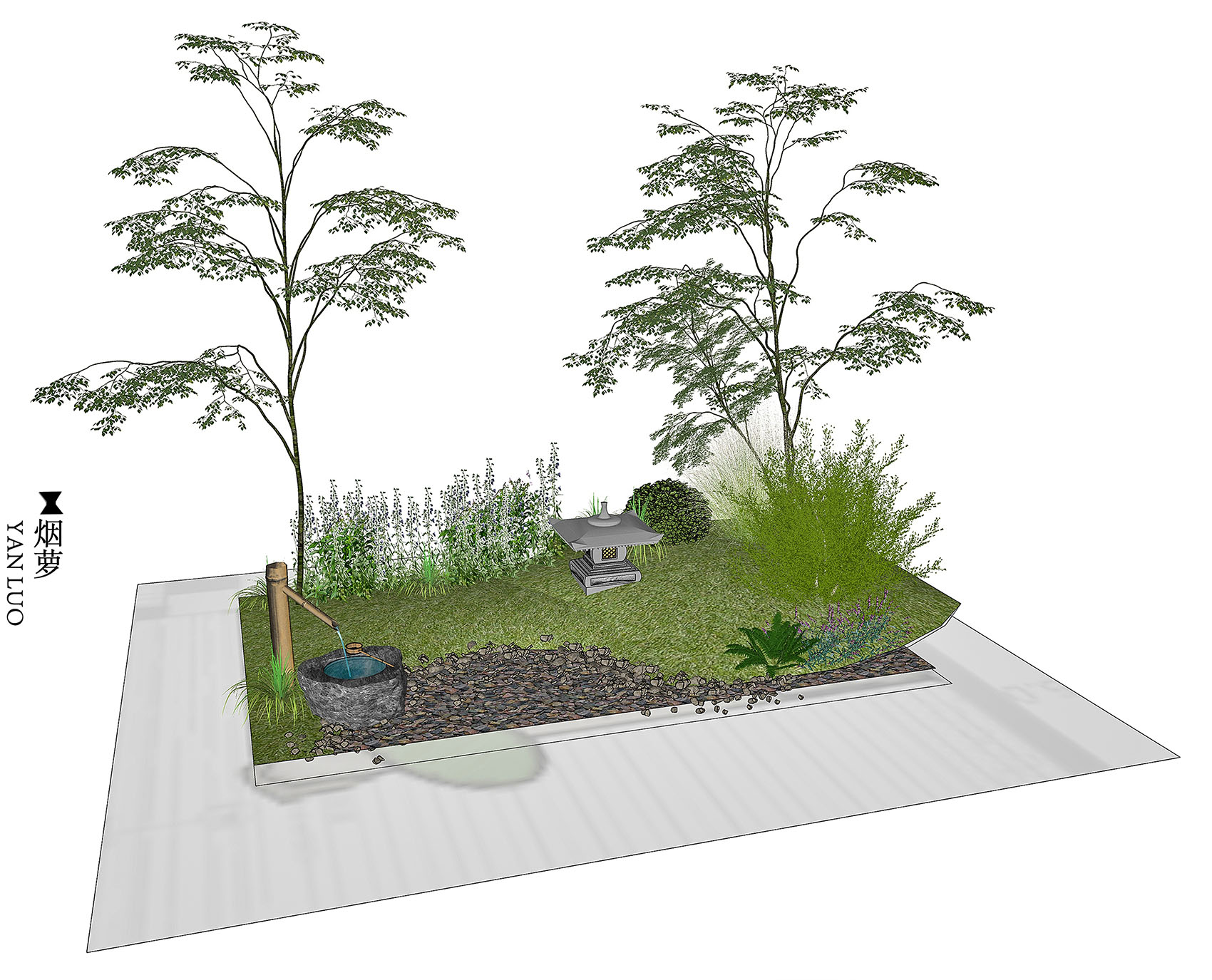 上海桃花源私庭营造丨中国上海丨墨刻丨無言斋造园-74