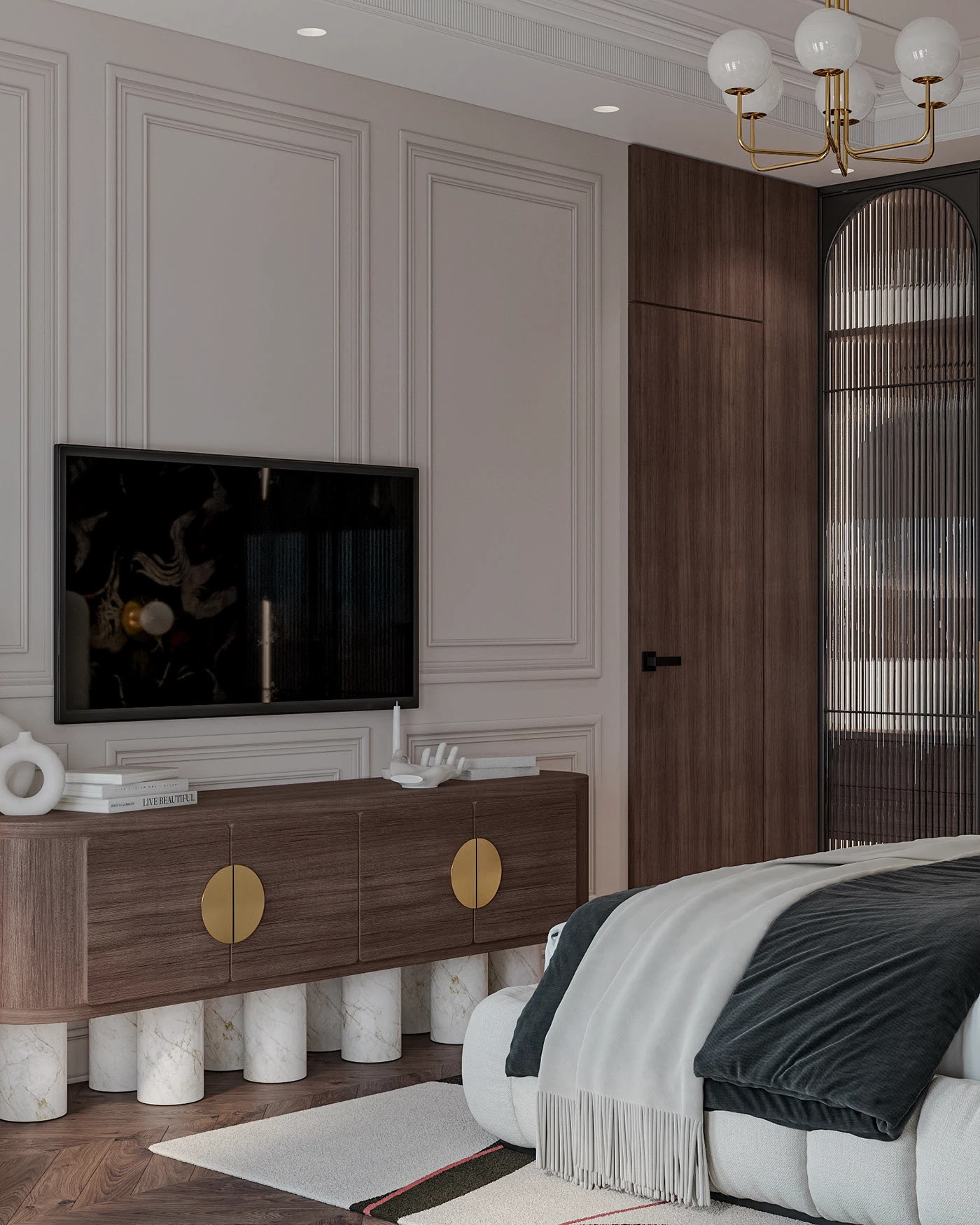 保加利亚 90 平欧式空间设计-30