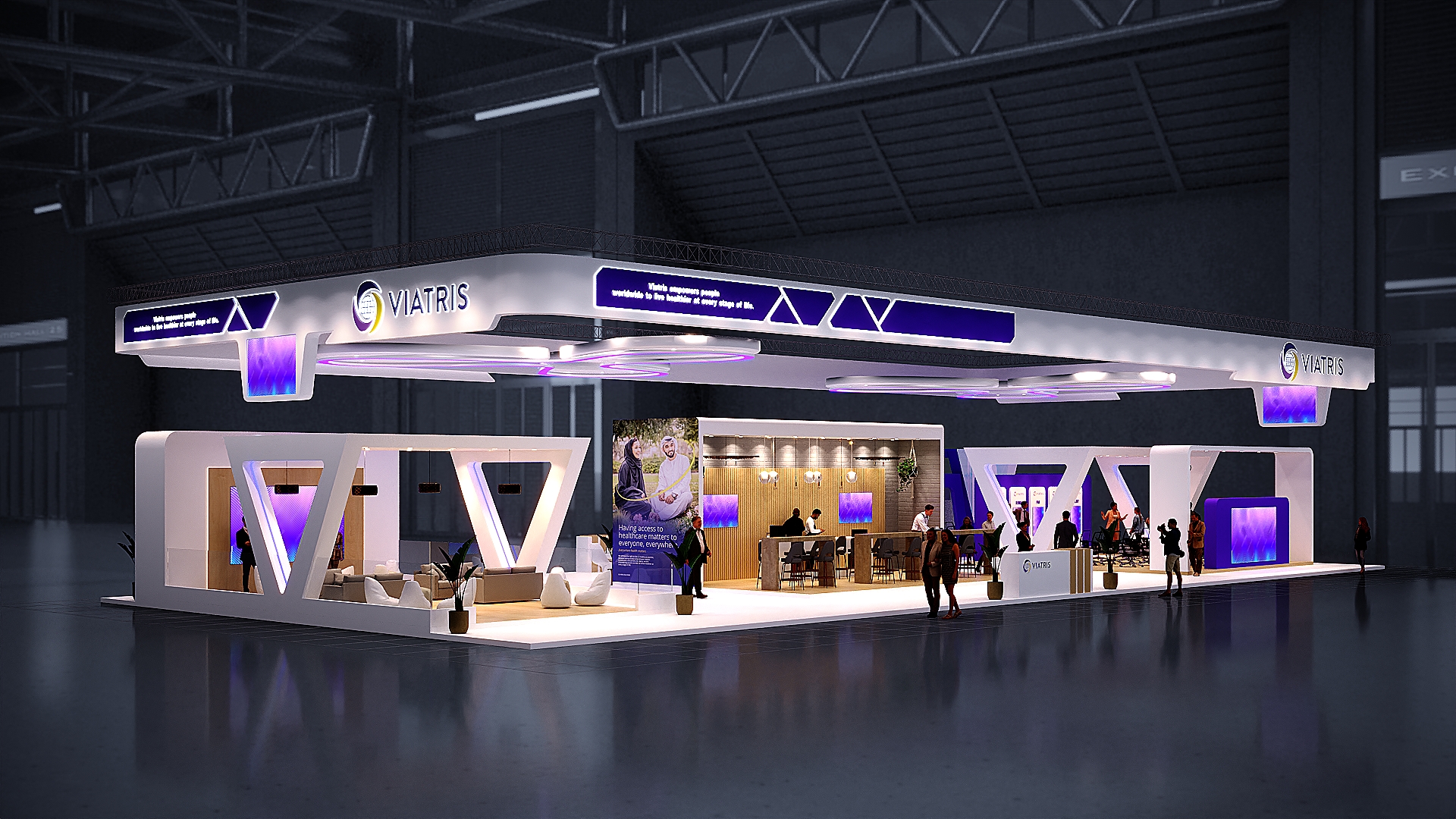 VIATRIS EXHIBITION STAND DESIGN- DUPHAT 2025-2