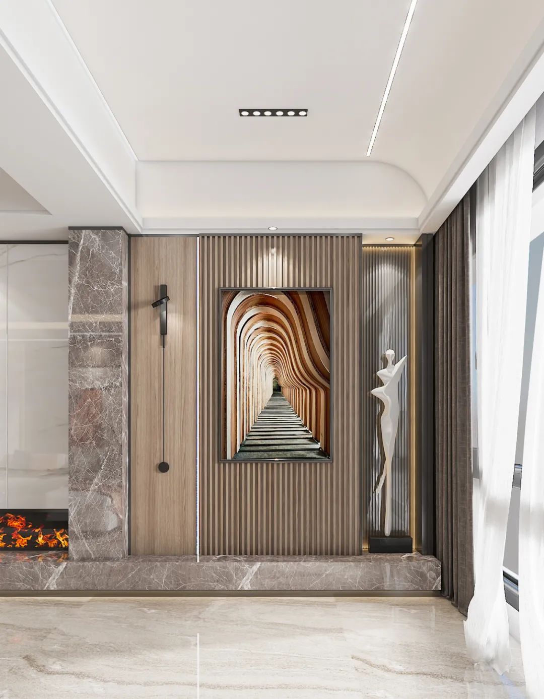 现代简约光舍，熙泰三期的空间灵魂与表情-4