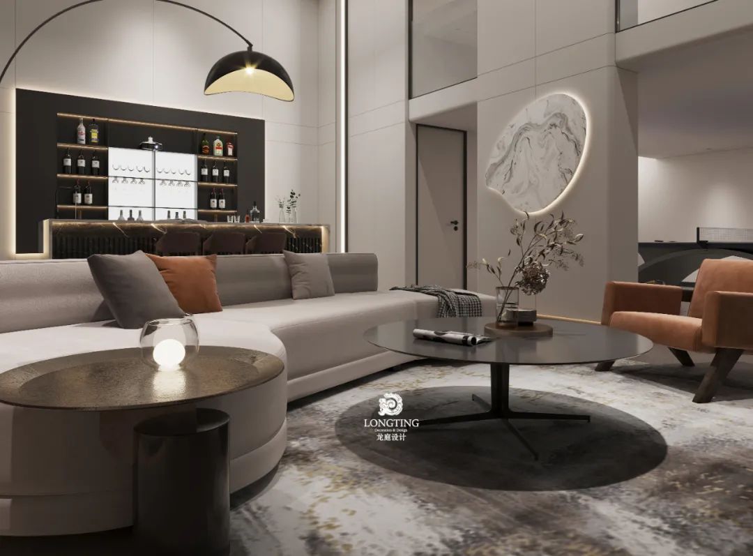 绿城御园现代轻奢别墅设计丨李海涛&詹金英-59