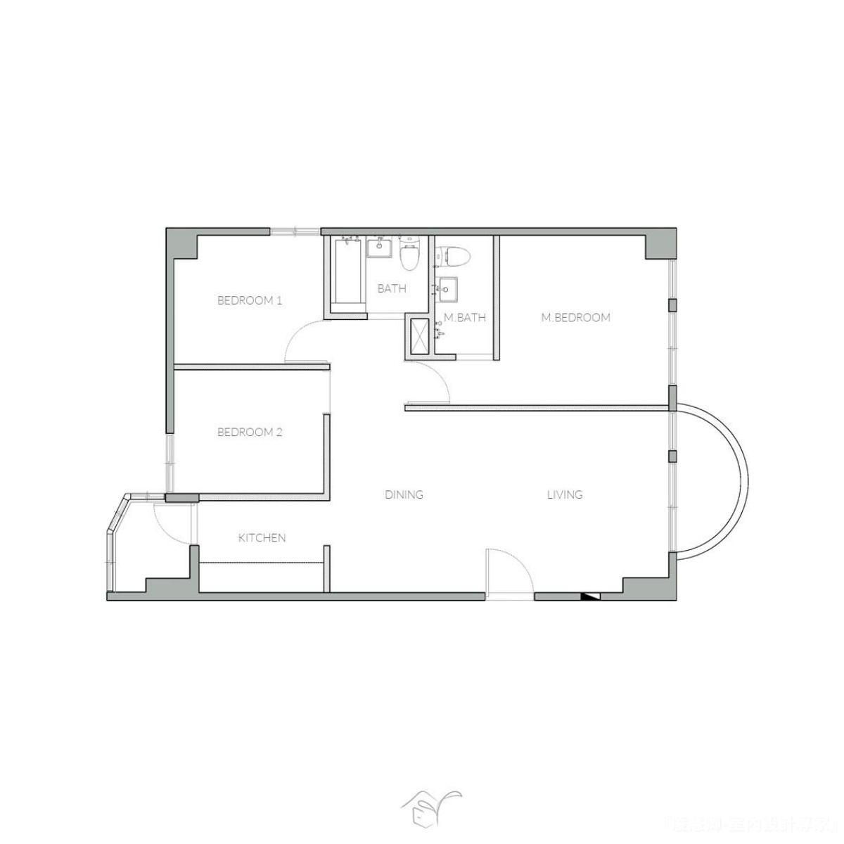 南投20坪老屋翻新丨凌慧卿（室内设计师）-22