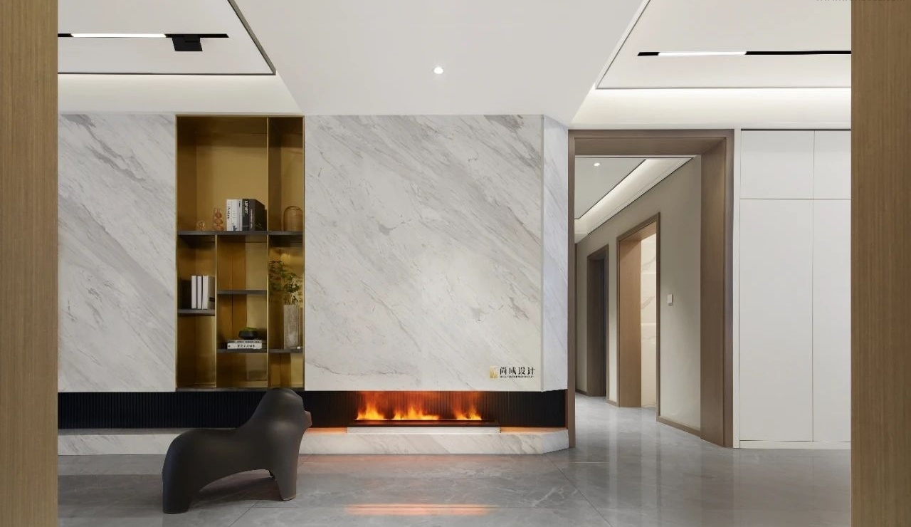 现代轻奢新生,温暖冬日家园丨中国上海丨尚成设计-16