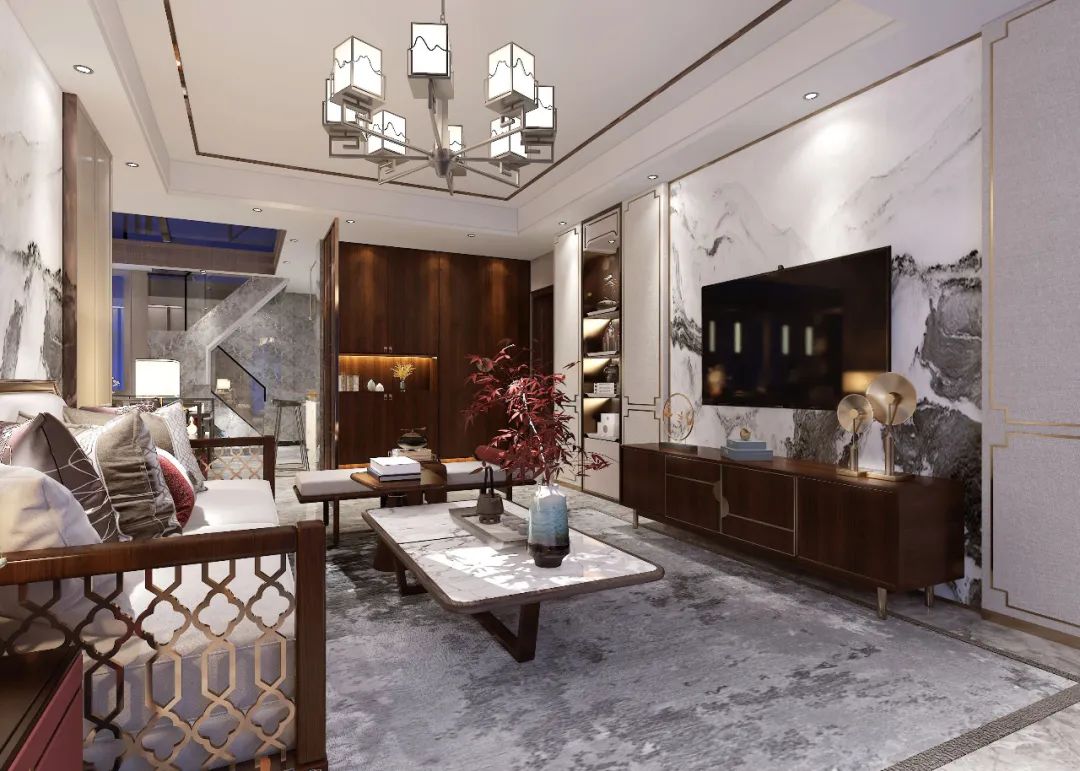 方圆之间 | 都匀·剑江半岛新中式复式设计-15