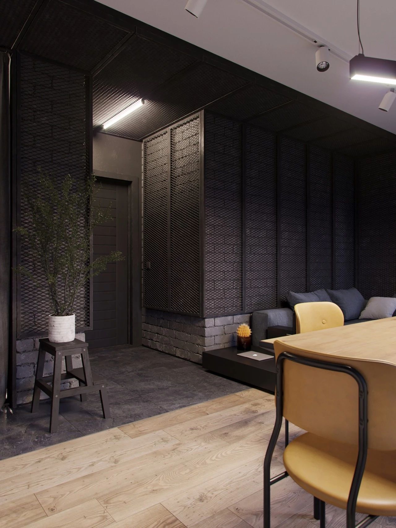 轻工业风 LOFT 住宅设计丨Form8 studio-10