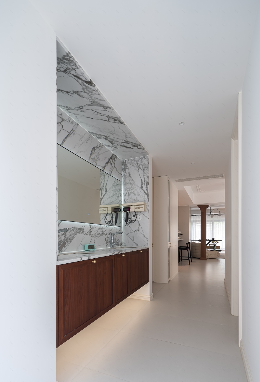 简约法式老房改造丨中国苏州丨一道设计-7