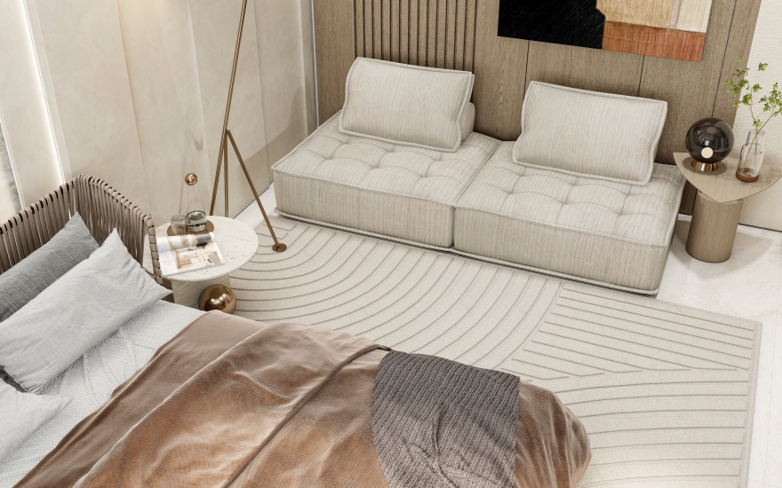 沙特阿拉伯豪华简约风别墅设计丨Alaa Arafa-38