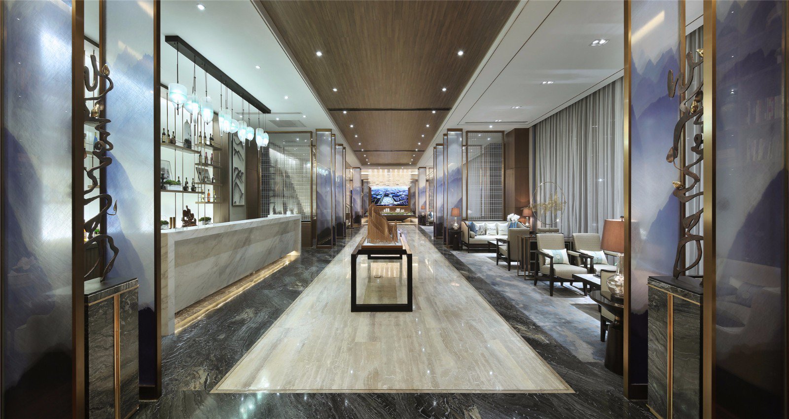 天津旭辉生态城陸號院售楼处  上海大研建筑设计-15