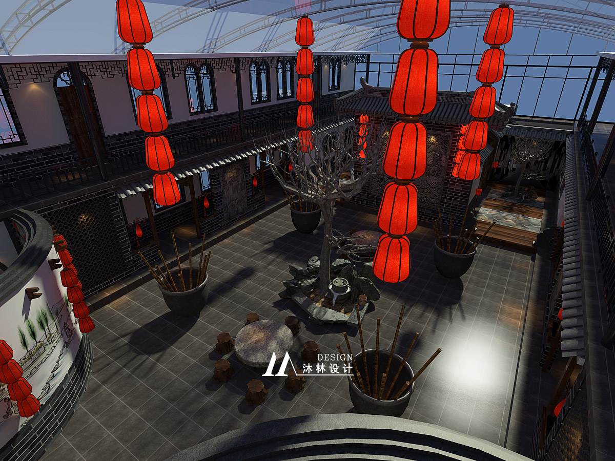 山西阳曲县西门生态庄园设计|太原装饰装修装潢设计公司沐林设计-2