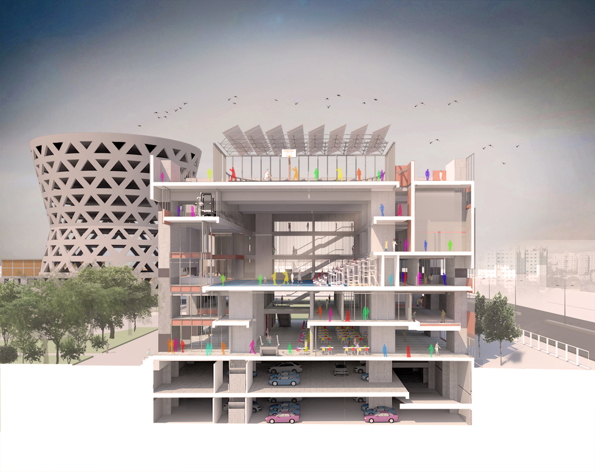 艾哈迈达巴德大学中心丨印度丨Stephane Paumier Architects-57