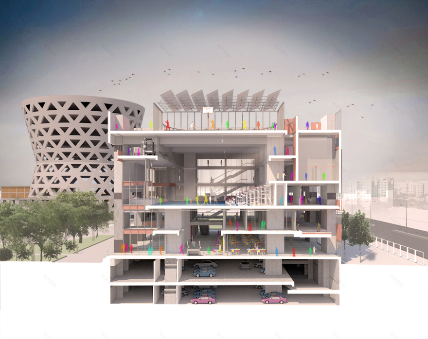 艾哈迈达巴德大学中心丨印度丨Stephane Paumier Architects-57