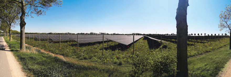 Solar park visualizations - panoramic photomontages-15