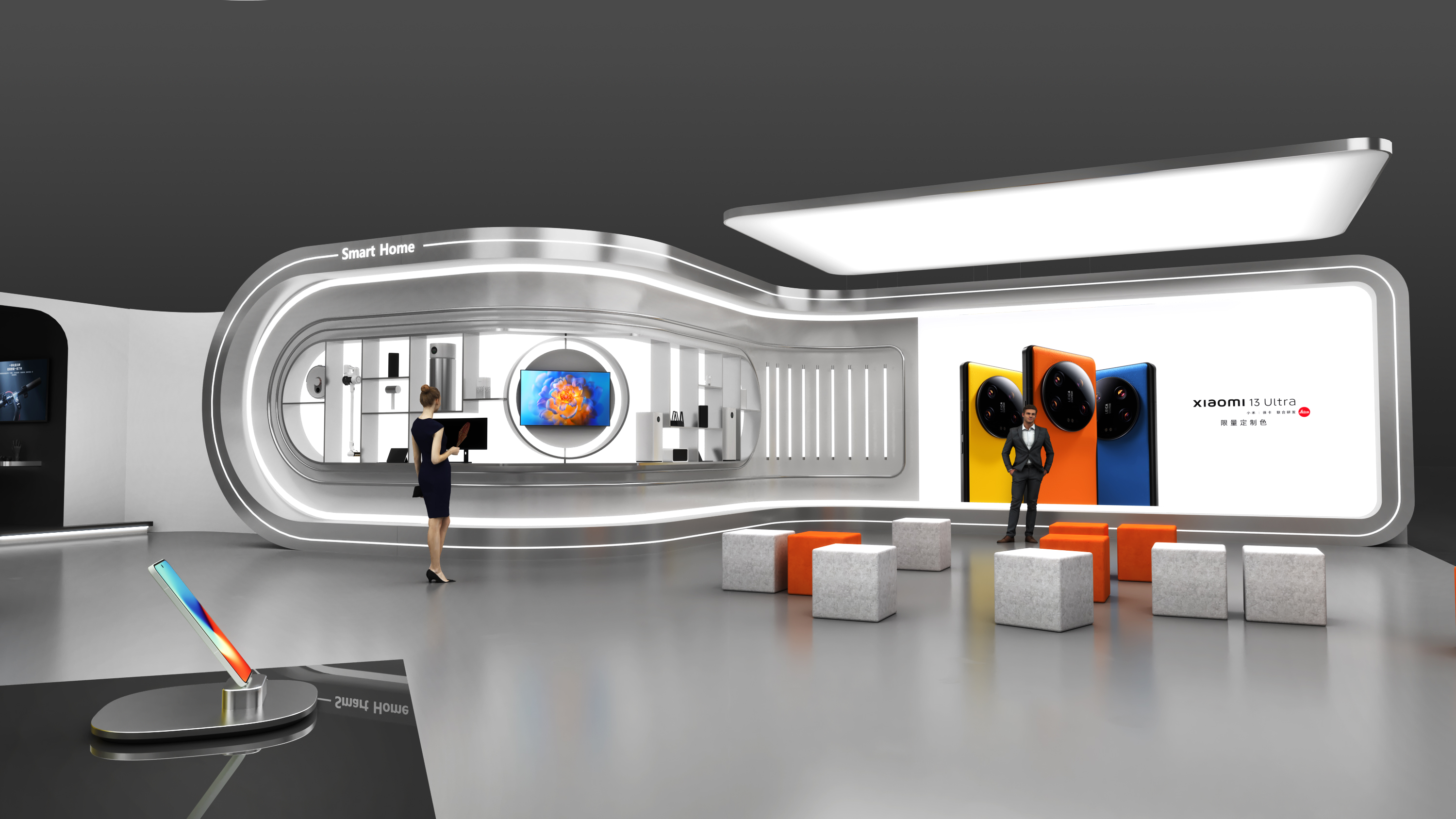 小米数字旗舰系列海外展位设计丨西班牙-11