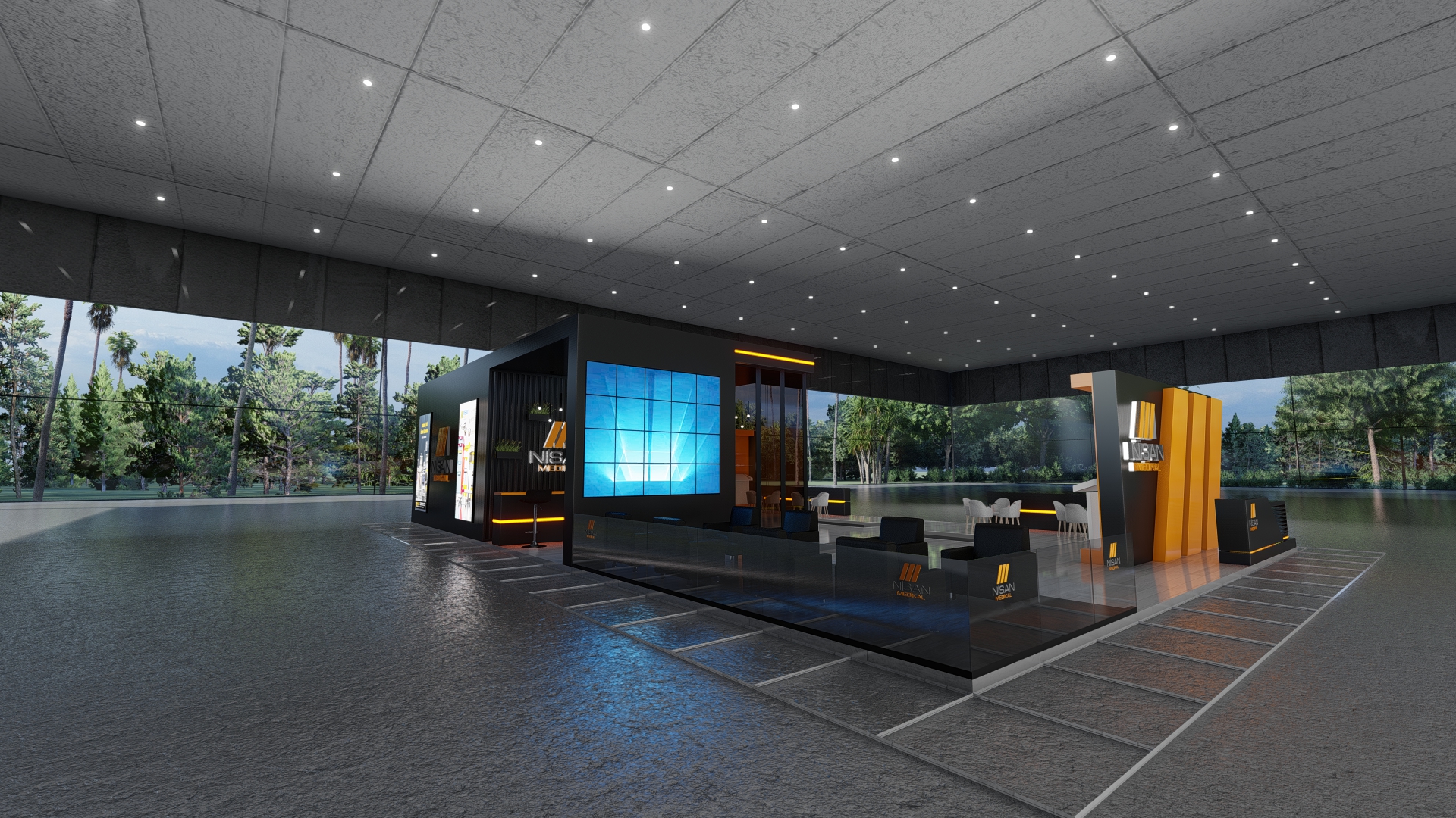 Nisan Medikal Booth Design-1