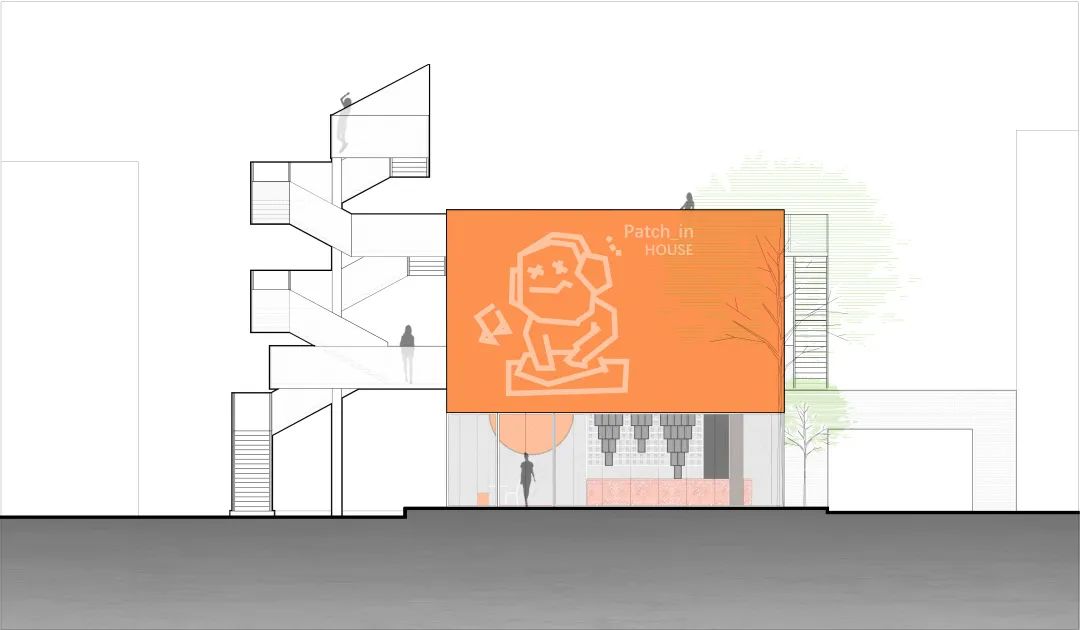 Popped Orange,未来社 HOUSE丨中国广州丨Wutopia Lab（建筑,室内,景观）-194