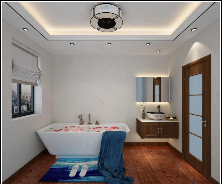 珠海金地格林春晓别墅现代中式风格设计-14