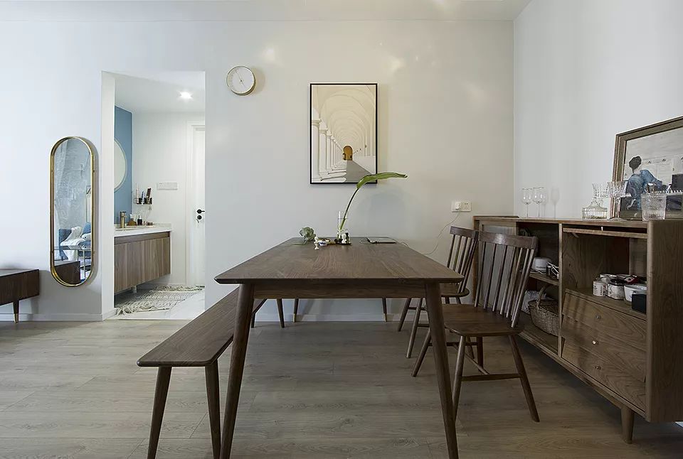 87㎡北欧轻奢优雅住宅，复古调的华丽稳重-28