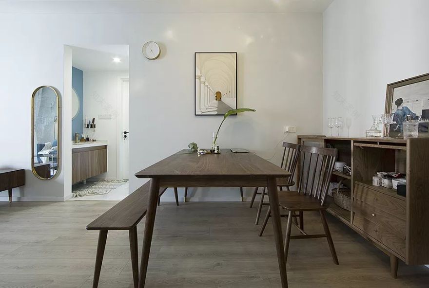 87㎡北欧轻奢优雅住宅,复古调的华丽稳重-28