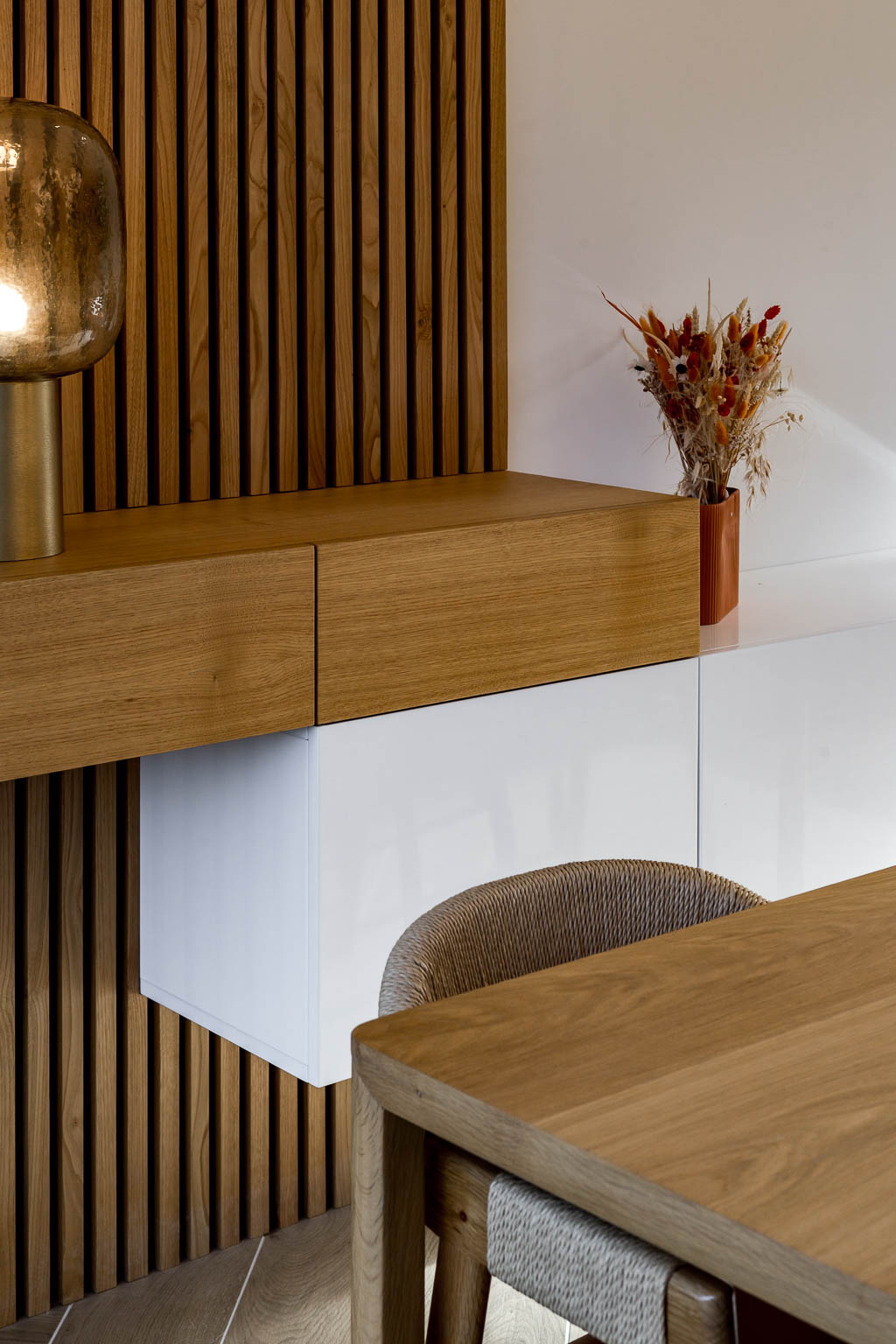 Réalisation / Blanc éclatant – Architecte d'intérieur. Skéa Designer.-40