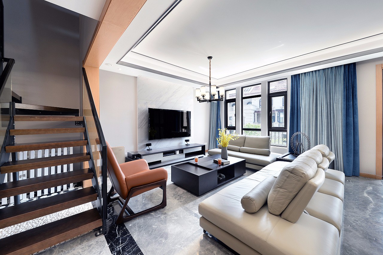 上海280 ㎡新中式风格住宅 | 彩蘑菇空间设计-7