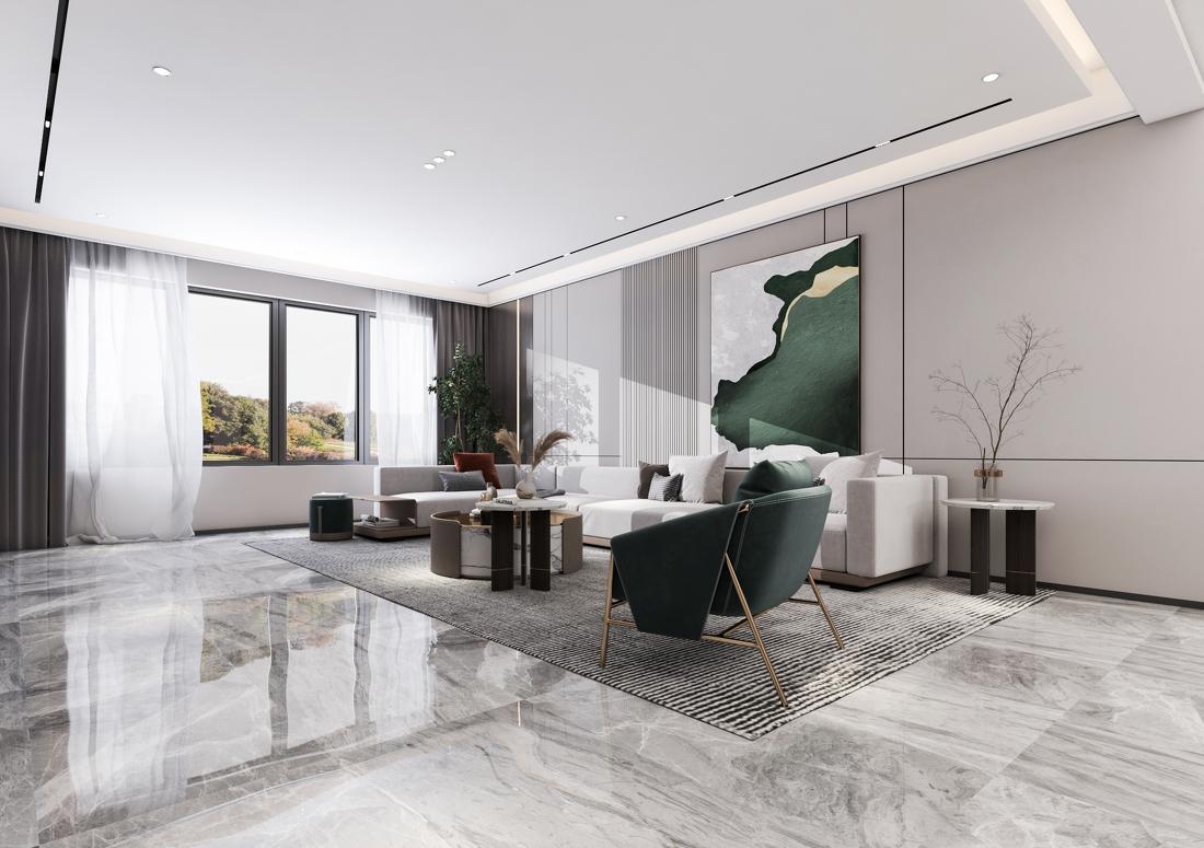 110m²现代简约，尽显时尚格调-3