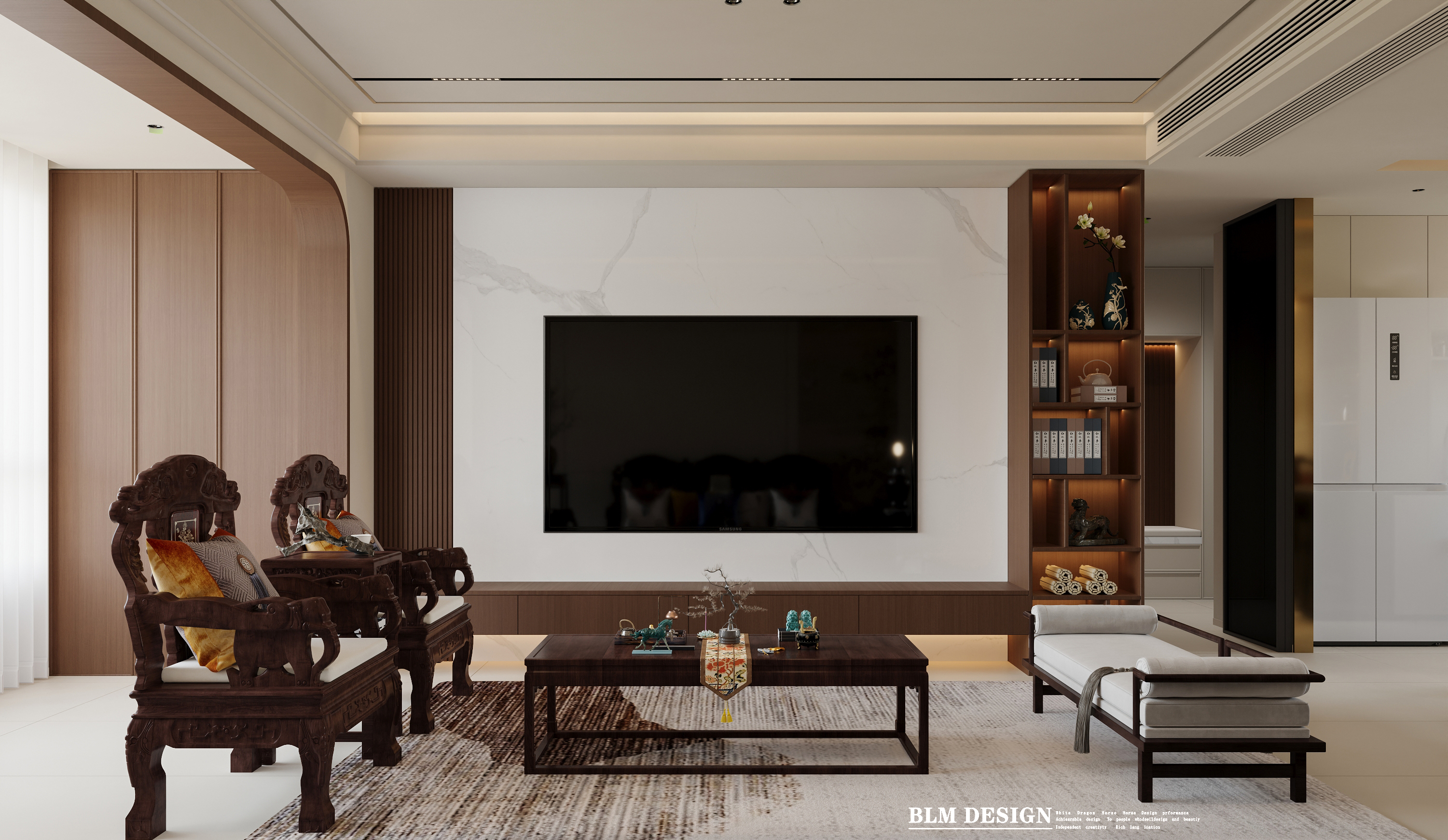 新中式白龙马效果图设计与制作-4