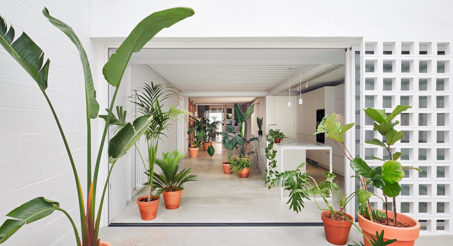 巴塞罗那废旧厂房变舒适住宅-17