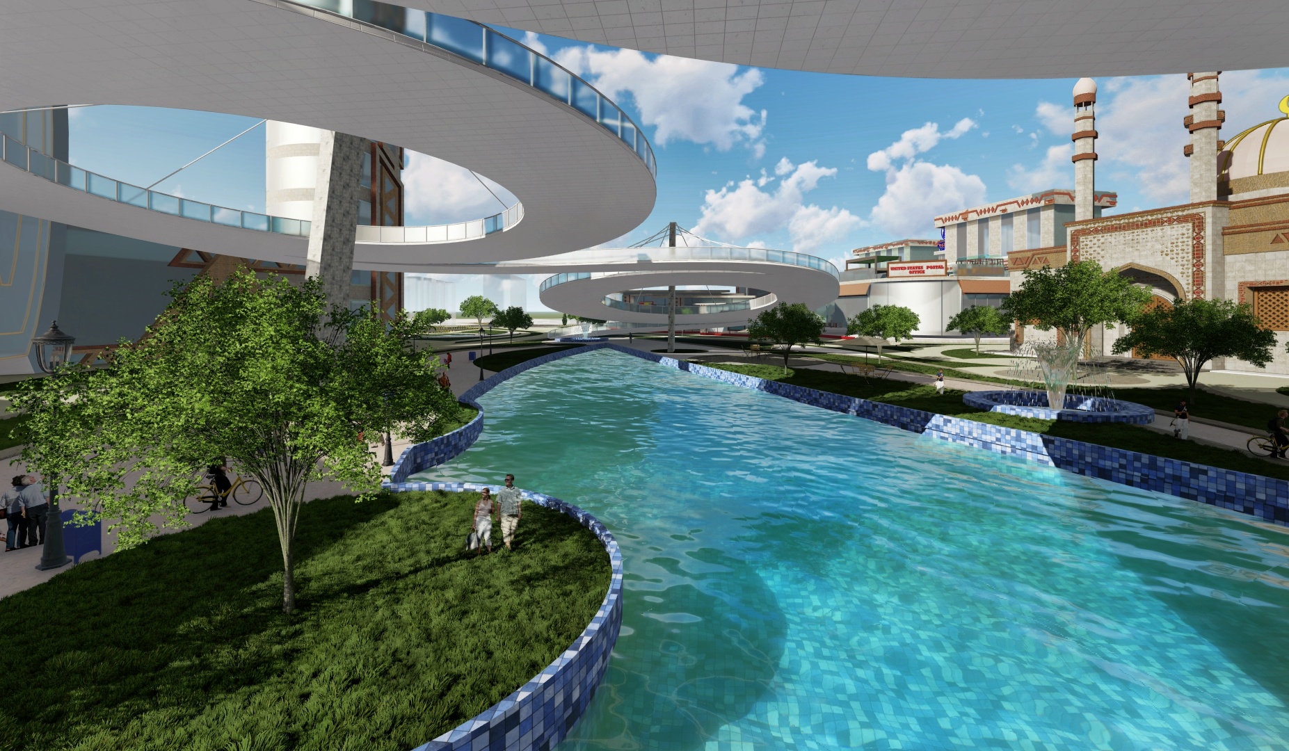 مشروع تصميم منطقة حضرية-3