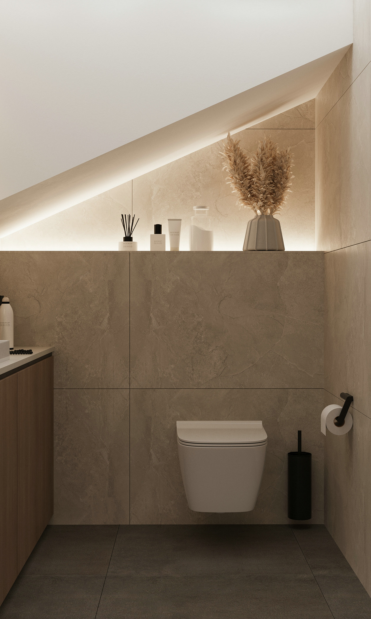 原木+高级灰 打造出精致优雅的居住空间-27