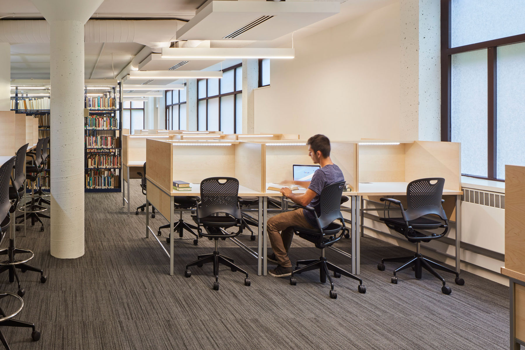 巴布森霍恩图书馆翻新工程丨美国丨Finegold Alexander Architects-29