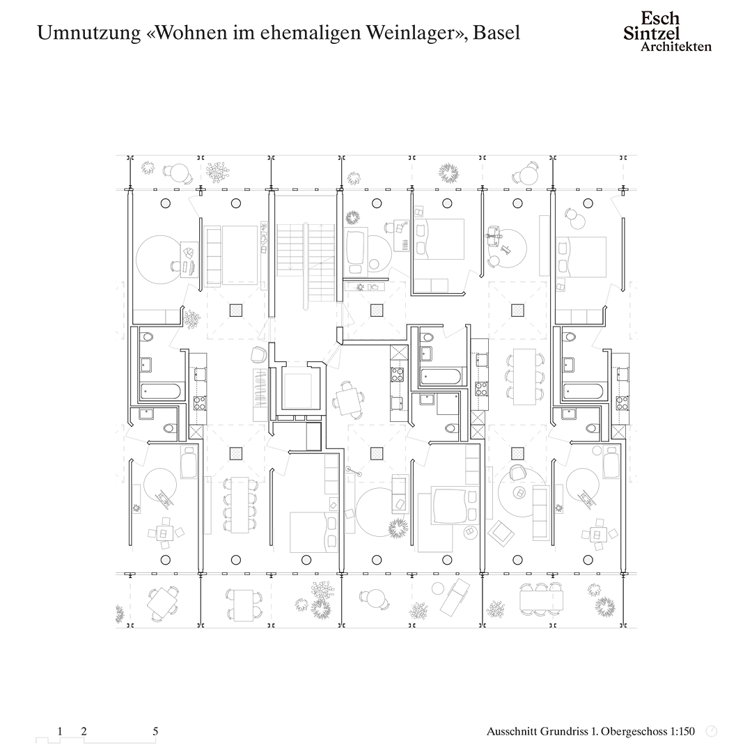 仓库新生：巴塞尔葡萄酒窖改造公寓 / Esch Sintzel Architekten-43