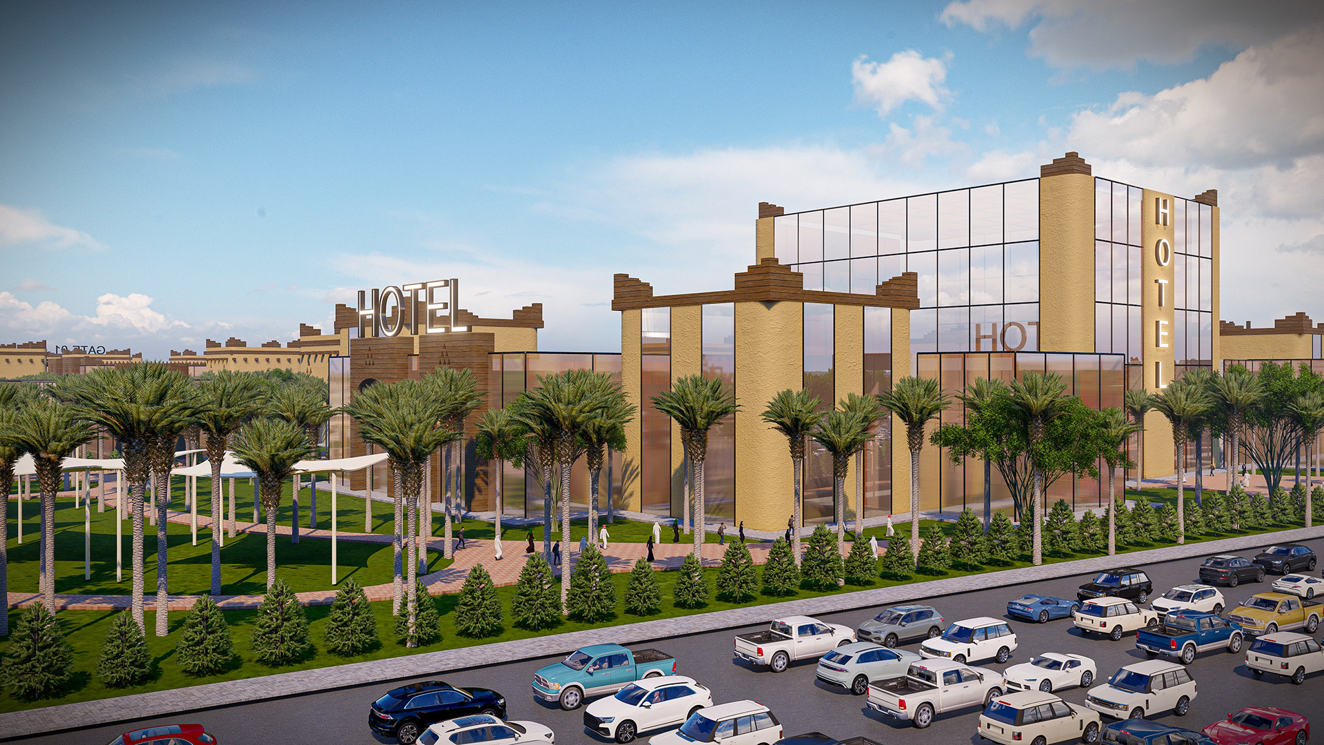 Commercial complex and fuel station project-19