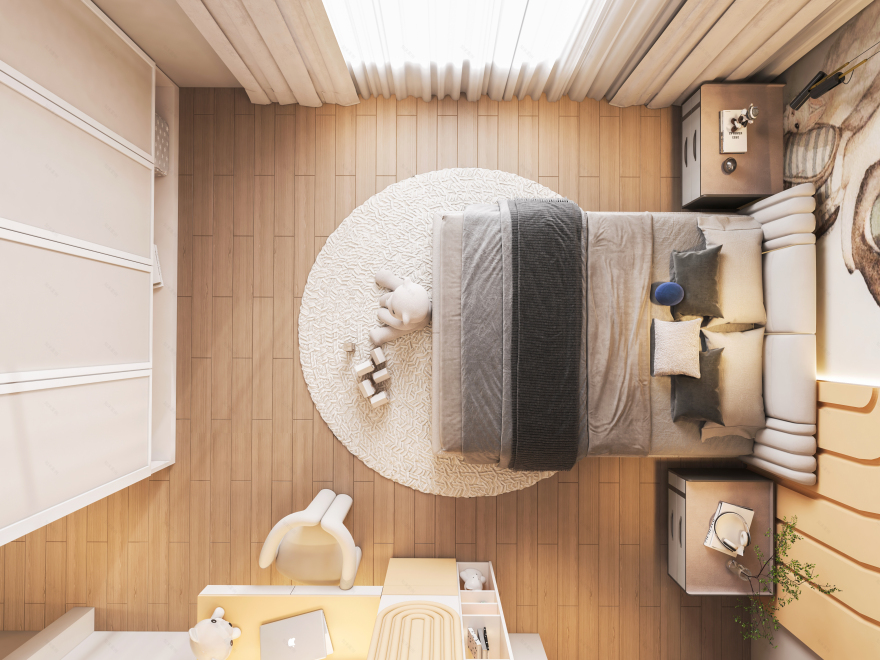 男孩房间室内设计丨KT_DESIGN STUDIO-22