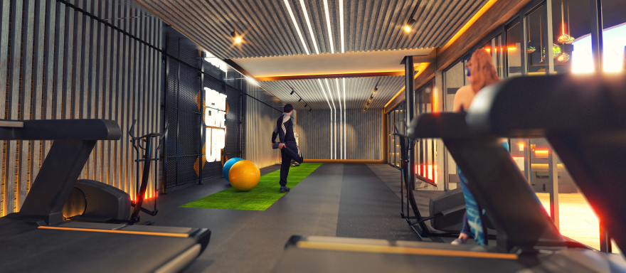 aboflah 健身房和游泳池-3