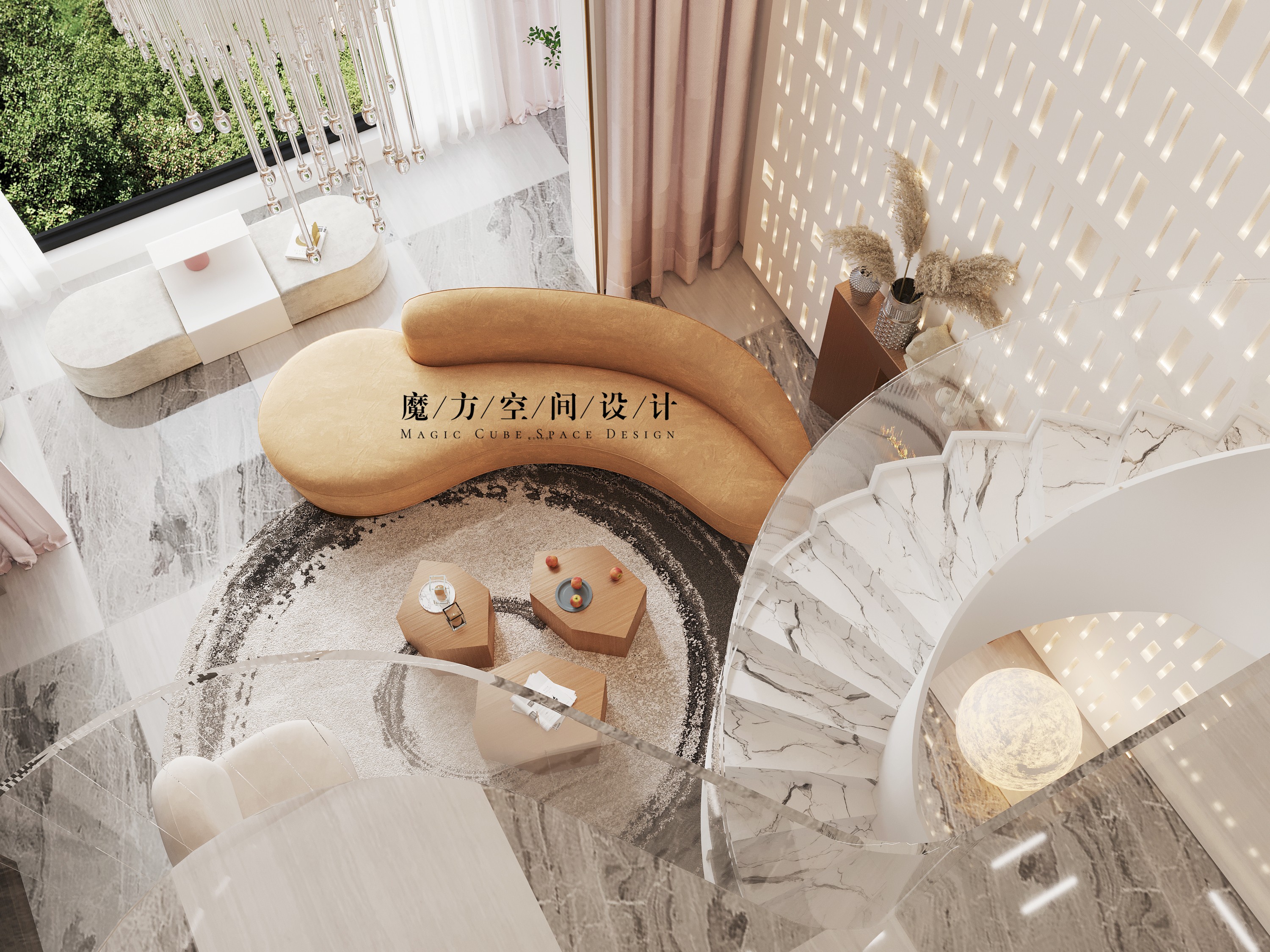 石家庄别墅的魔方空间设计-12