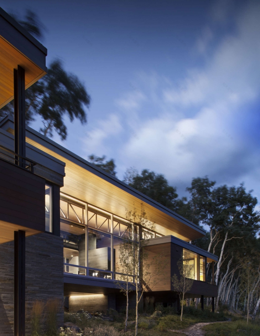 美国桥梁别墅丨CCY Architects-15