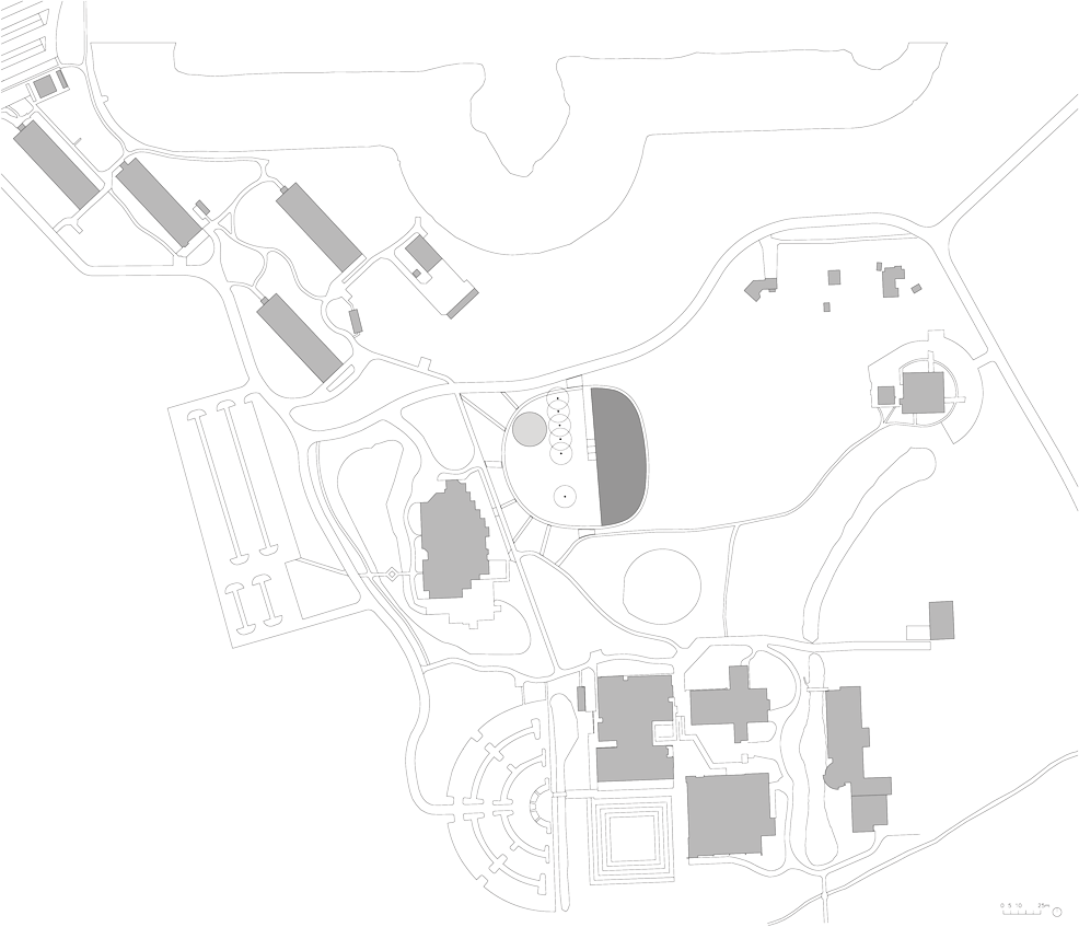 O 楼 学院楼

注：这里gebouw可能是荷兰语等语言中建筑、楼的意思，O推测是该建筑的编号之类，faculty building常见意思是学院楼  丨比利时安特卫普-3