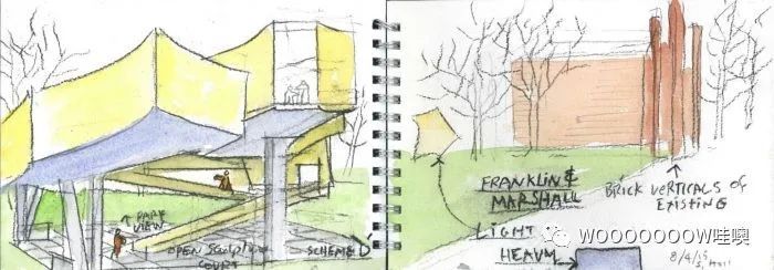 史蒂文·霍尔的冬季视觉艺术中心——融入自然的轻盈建筑-8