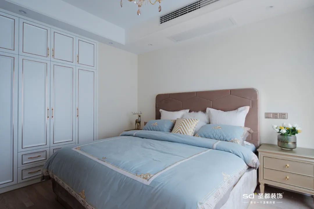 210㎡美式轻奢婚房,父母审美逆袭,犹如艺术馆-52