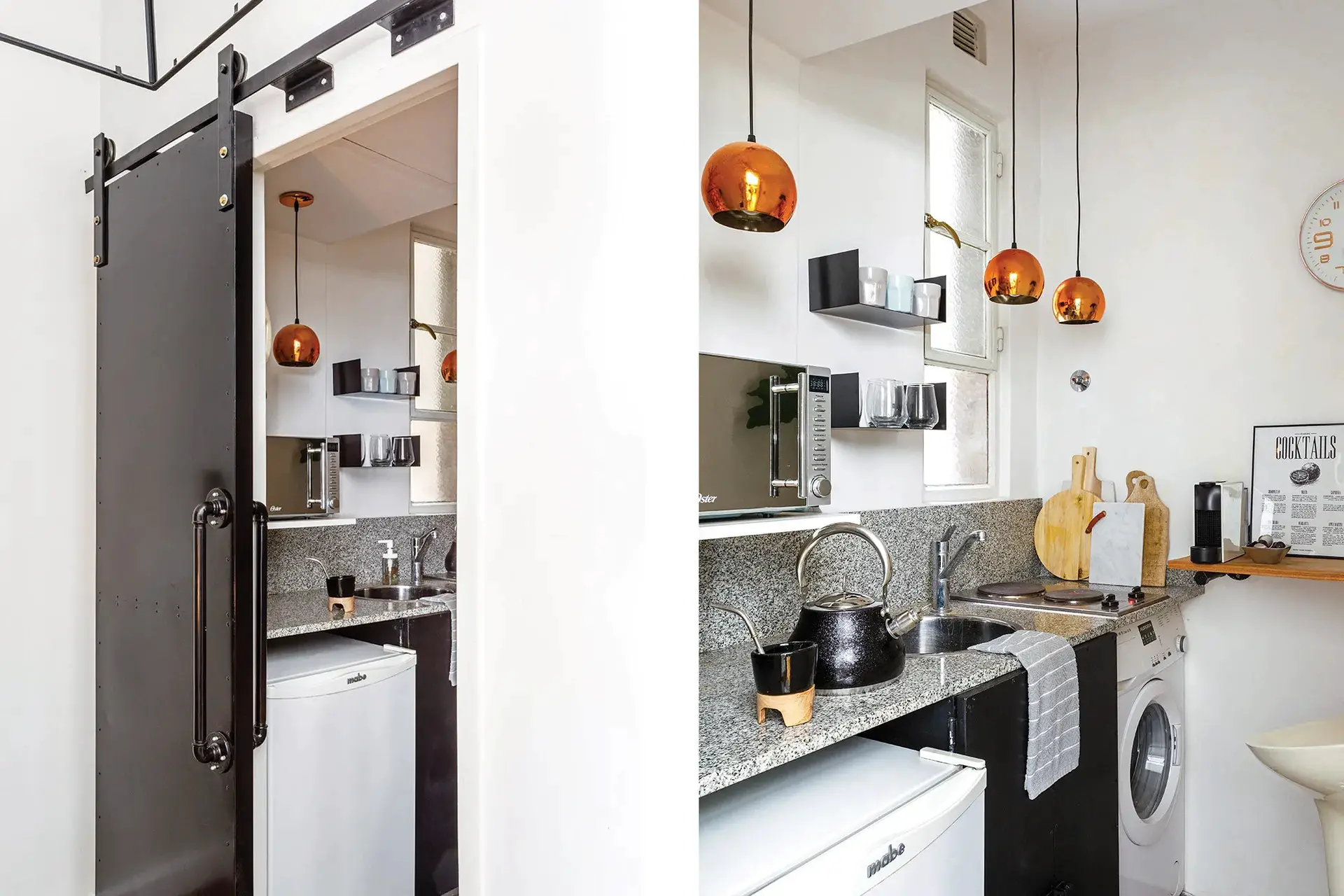 阿根廷 22m2 多功能工作室，创意金属结构设计-2