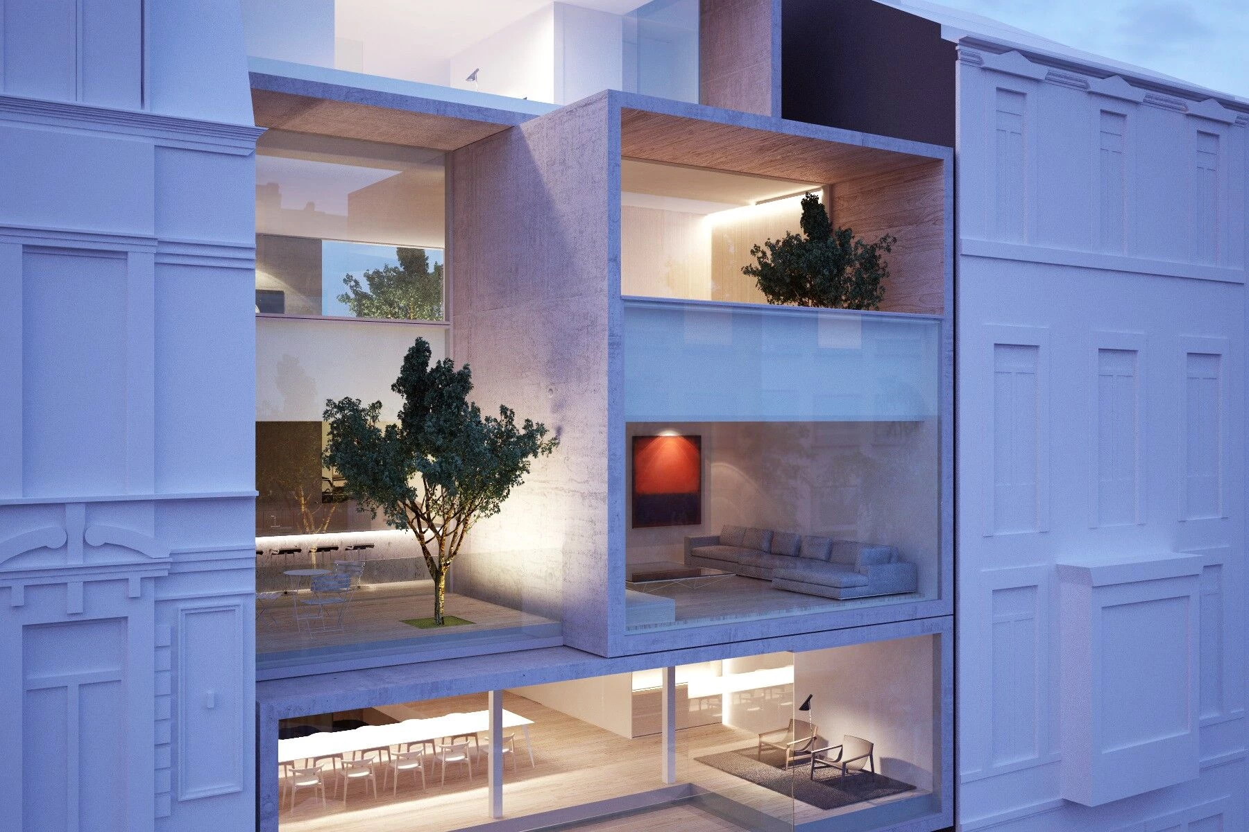 比利时黄金比例建筑——融入历史的奢华公寓与商店-17